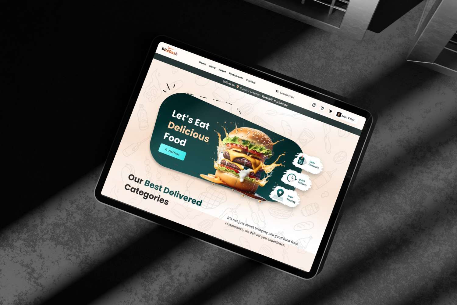 Freelance UI/UX Designer in Kerala, India - Arun V Reji | Expert in User Experience Design